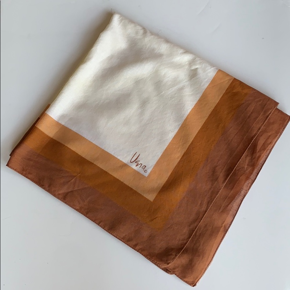 Vera Neumann Vintage Women’s Scarf Rust Cream